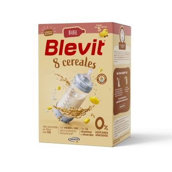 Nutribén Pack de Papillas 8 Cereales con un Toque de Miel y Galletas María,  Sin Aceite de Palma, Alimento para Bebés, desde los 6 Meses, Pack de 2 x  600g : 