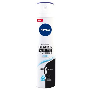 Épaulettes invisibles For Black &amp; White Déodorant Spray Fresh