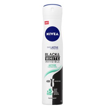 Invisible For Black &amp; White Active Desodorizante Spray