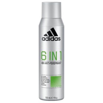6 en 1 Desodorante Spray Antitranspirante