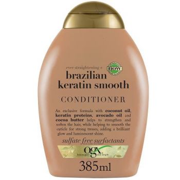 Après-shampoing brésilien à la kératine pour cheveux ondulés ou bouclés