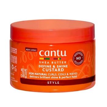 Shea Butter Natural Hair Define And Shine Custard Gel Fijador de Rizos