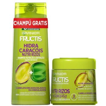 Fructis Nutri rizos Champô + Máscara Duplo