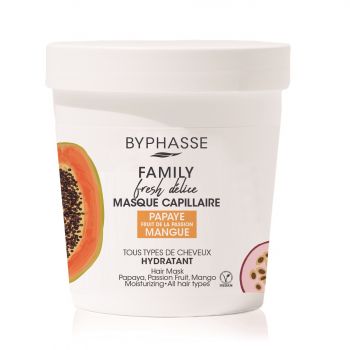 Family Fresh Délice Masque capillaire à la papaye, au fruit de la passion et à la mangue