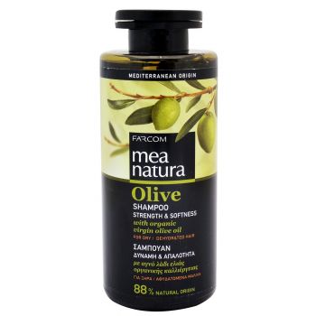 Champô para cabelos secos de oliveira