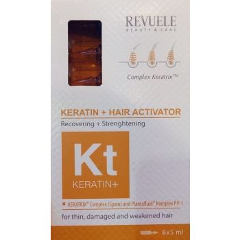 Ampoules Kératine + Activateur de la Croissance des Cheveux