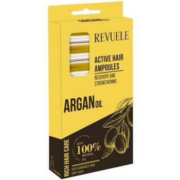 Argan Oil Active Hair Ampoules Ampollas Capilares