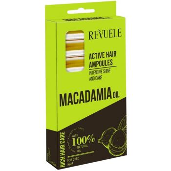 Macadamia Oil Active Hair Ampoules Ampollas Capilares Cabello Teñido