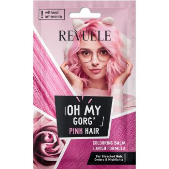 OH My Gorg Bálsamo corante cor-de-rosa para o cabelo