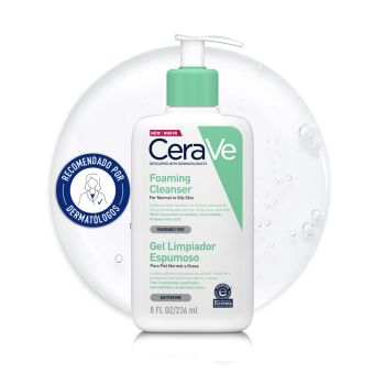 Gel de limpeza com espuma