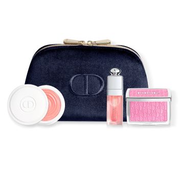 Coffret de maquilhagem Dior Ritual de luminosidade natural - Óleo para os lábios, blush e creme para as unhas