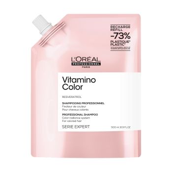 Serie Expert Recarga de Vitamino Color Champú con Resveratrol Cabello Teñido