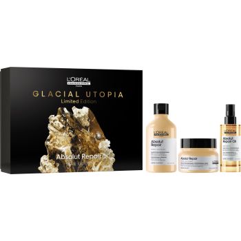 Cofre Glacial Utopia Absolut Repair Serie Expert Champú + Mascarilla + Aceite