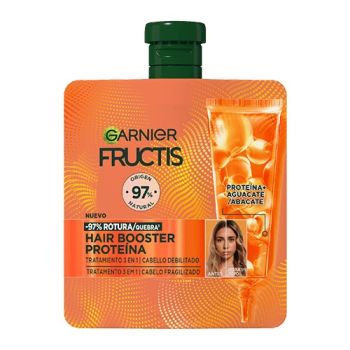 Fructis Hair Booster Proteína Tratamiento 3 en 1 97% menos Rotura