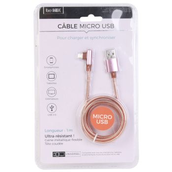 Cable Micro USB Metal