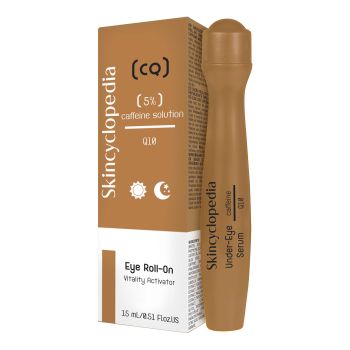 Suero Roll-on Energizante y Revitalizante para el Contorno de Ojos con Cafeína y Q10