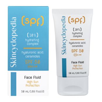 Fluido Facial Ácido Hialurónico Complexo Hidratante SPF 50