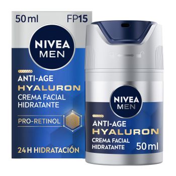 Men Crème Hyaluron Anti-âge FP15