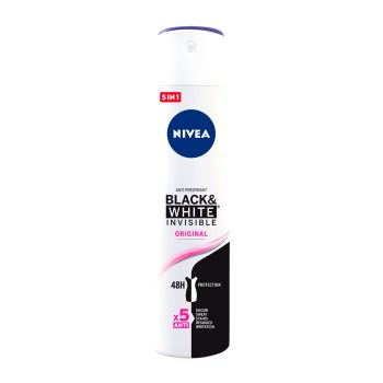 Spray Invisible Black &amp; White Déodorant Clear