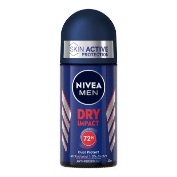 Nivea Men Dry Impact Plus Desodorizante Roll On para homem