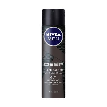 Men Deep Carbón Negro Desodorante en Spray