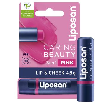 Caring Beauty 3en1 Lip &amp; Cheek Bálsamo Labial