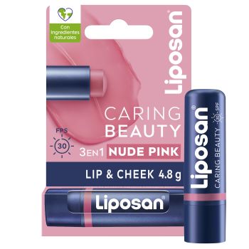 Imagen de Caring Beauty 3en1 Lip & Cheek Bálsamo Labial