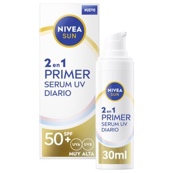 2 in 1 Primer Siero quotidiano UV Protezione viso SPF50+