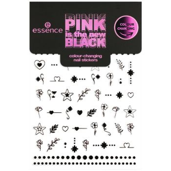 Pink Is The New Black Autocolantes para Unhas