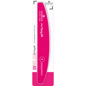 UV Gel Nail Studio Nails Lima de Uñas 2 en 1