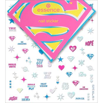 Superman Pegatina de Uñas