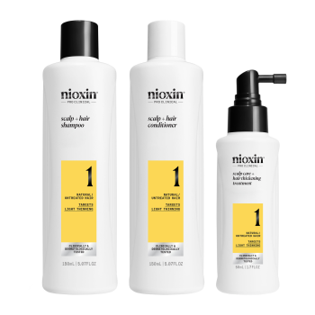 Kit Sistema de Cuidado Capilar 1 Cabello Natural con Debilitamiento Leve
