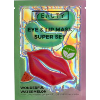 Super Set Masque pour les Yeux et les Lèvres Wonderful Watermelon