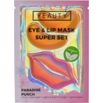 Super Set Mascarilla para Ojos y Labios Paradise Punch