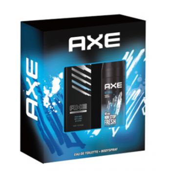 Axe Pack Ice Chill Coffret - Desodorizante 150ml + Eau de Toilette 50ml para homem