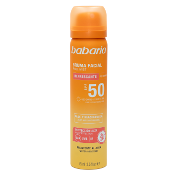 Bruma Facial Refrescante SPF50