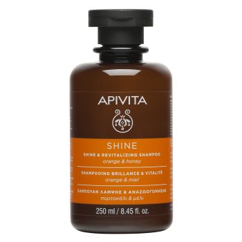 Shampoo lucentezza e vitalità all'arancia e al miele