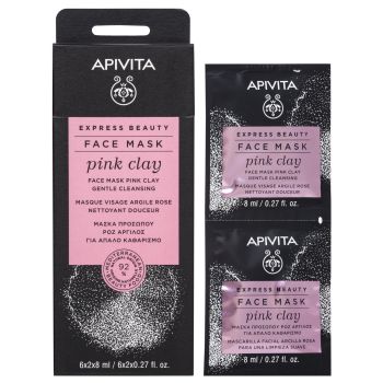 Express Beauty Mascarilla Facial con Arcilla Rosa