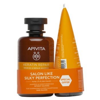 Estuche Keratin Repair Champú y Acondicionador Sin Sulfatos