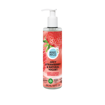 Gel Douche Anti-Stress Fraise et Yaourt