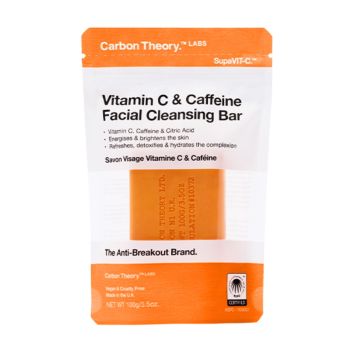 Barra de limpeza facial anti-manchas com vitamina C e cafeína