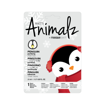 Pretty Animalz Mascarilla Facial Purificante Pingüino