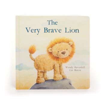 O livro The Very Brave Lion em inglês