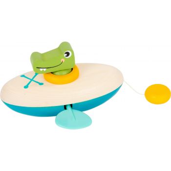 Brinquedo de água de canoa de crocodilo
