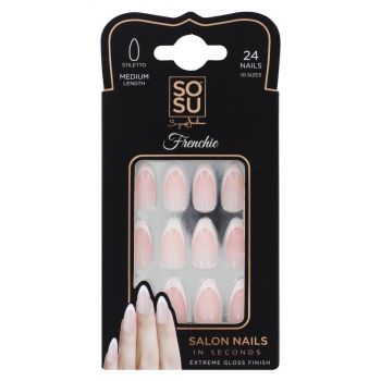 Ongles postices Stiletto Frenchie