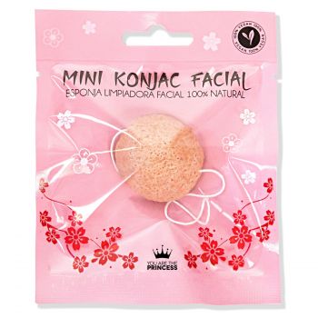 Mini Konjac pour le visage, de l’argile rose