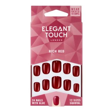 Ongles Assiettes Rich Red