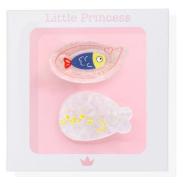 Little Princess Set 2 Clipes Peixes