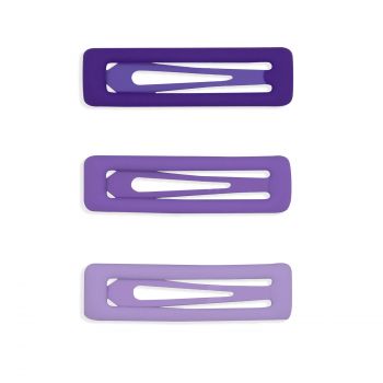 Oh My Hair Set 3 Clips Rectangulares Rubber