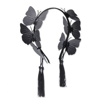 Party Night Diadema Black Butterfly